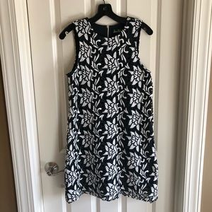Sam Edelman Black and White Sleeveless Dress